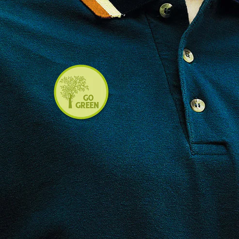 Circle Customized Acrylic Pocket Name Tags - PNT003 - Image 2