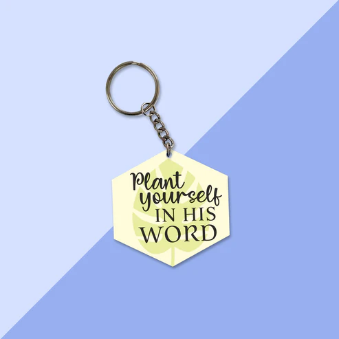 Personalized Acrylic Keychain (Hexagon) - KEY024 - Image 2