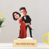 Personalized Caricature with Wooden Stand - Cari014