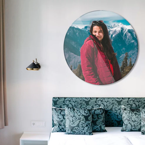 Round UV Printed Acrylic Photo (18 x 18 inch) - UVA011 - Image 2